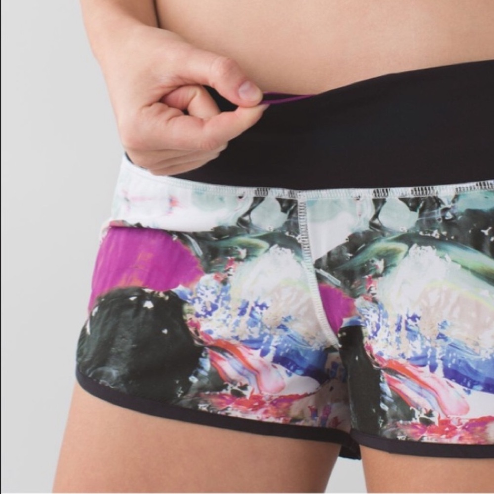 Rare Lululemon Pigment Wave Speed Shorts
